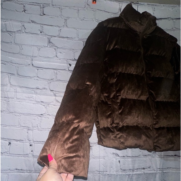Maison Article Men’s Page free jacket. Brown, super soft velvet feeling fabric. - Picture 3 of 13